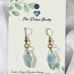 Blue Gemstone Earrings